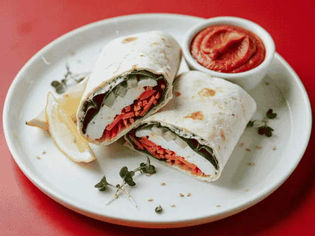 Wawa Egg White Veggie Wrap