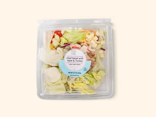 Wawa Ham & Turkey Chef Salad